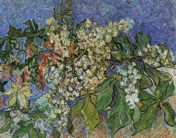 Vincent Van Gogh : Blossoming Chestnut Branches II